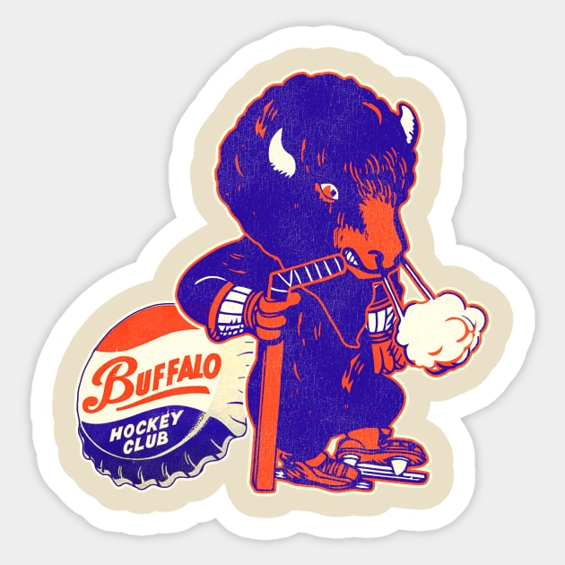 Defunct Buffalo Bisons Hockey Team Sticker by Defunctland